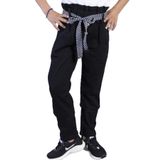 Toontoy Kız Çocuk Yüksek Bel İki Yanı Cepli Regular Fit Jean Pantolon Siyah 6 YAŞ