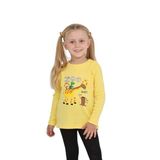 Toontoy Kız Çocuk Zürafa Baskılı Sweatshirt Koyu Sarı