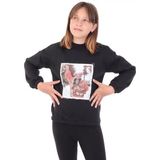 Toontoy Toontoy Kız Çocuk Baskılı Sweatshirt - 6 - 7 Yaş - Lila
