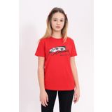 Toontoy Unisex Çocuk Atatürk Baskılı Tişört 23072 Kırmızı 4 YAŞ