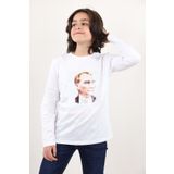 Toontoy Unisex Çocuk Atatürk Bayraklı Çift Taraflı Pullu Tişört 22540