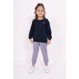 Toontoy Unisex Çocuk Baskılı Sweatshirt Lacivert 4 YAŞ