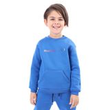 Toontoy Unisex Çocuk Baskılı Sweatshirt Saks 2 YAŞ