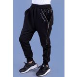 Toontoy Unisex Çocuk Fermuar Detaylı Deri Görünümlü Eşofman Alt