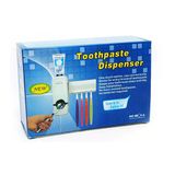 Toothpaste Dispenser Jx-200 Dmr-844 Otomatik Diş Macunu Sıkacak & 5'Li Diş Fırçalık Seti