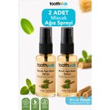 Toothwak 2'li Misvak Ağız Spreyi - Ağız Kokusu Önleyici Nane Aromalı Alkolsüz Ağız Spreyi
