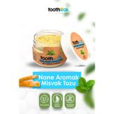 Toothwak Misvaklı Diş Temizleme Tozu - Nane Aromalı Doğal Ve Organik Nefes Tazeleyici Diş Temizleme Tozu