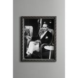 Top Atışı - Vintage Desenli Çerçeve, Gümüş, 21 x 30, 5820000003599