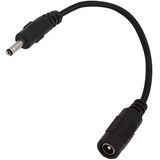 TOP CHARGEUR* Adaptör Kablosu Eki, 20cm, Kablo, Şebeke Fişi: 5.5mm, 2.1mm, Dişi 3.5mm, 1.35mm Erkek