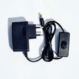 TOP CHARGEUR * Güç adaptörü, çıkış, DC 12 V, 1 A, 1000 mA, 12 W, CE şalterli, bağlantı: 5,5 mm x 2,5 mm, güç kaynağı 12 V, 500 mA, 800 mA, 900 mA, 1000 mA