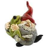 Top Collection Minyatür Peri Bahçesi ve Teraryum Cüce Sarılma Kurbağa Heykelcik