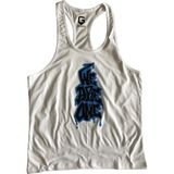 Top Glory 5057 Fitness GYM Tank Top Gri Erkek Atlet