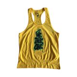 Top Glory 5058 Fitness GYM Tank Top Sarı Erkek Atlet
