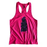 Top Glory 5063 Fitness GYM Tank Top Pembe Erkek Atlet