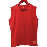 Top Glory Basic Tank Top Kolsuz Sporcu Tshirt - 2XL - Kırmızı