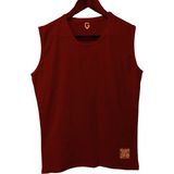 Top Glory Basic Tank Top Kolsuz Sporcu Tshirt - Bordo