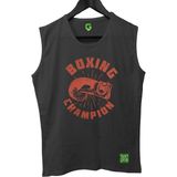 Top Glory Boxinchamp Tank Top Kolsuz Sporcu Tshirt - Siyah