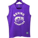 Top Glory Boxinchampb Tank Top Kolsuz Sporcu Tshirt - XL - Mor