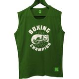 Top Glory Boxinchampb Tank Top Kolsuz Sporcu Tshirt - XL - Yeşil