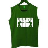 Top Glory Boxing Dream Kolsuz Sporcu T-Shirt Tank Top Sporcu Fitness Atlet - 2XL - Yeşil