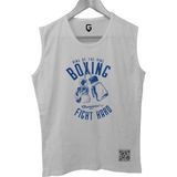 Top Glory Boxingfh Kolsuz Sporcu T-Shirt Tank Top - XL - Beyaz