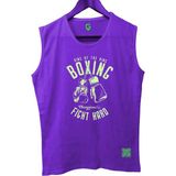 Top Glory Boxingfh Kolsuz Sporcu T-Shirt Tank Top - XL - Mor