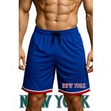 TOP GLORY Cepli New York Baskılı Basketbol Şortu Spor Şort
