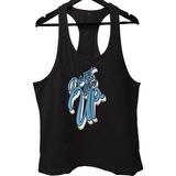 Top Glory Dontgiveup Fitness Gym Tank Top Sporcu Atleti - Siyah