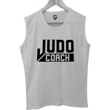 Top Glory Judo Coach Baskılı Kolsuz Sporcu T-Shirt Tank Top Sporcu Fitness Atlet - 2XL - Beyaz