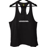 Top Glory Legends Baskılı Gym Fitness Tank Top Sporcu Atleti - 2XL - Siyah