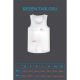 Top Glory Mma Baskılı Kolsuz Sporcu T-Shirt Tank Top Sporcu Fitness Atlet - XL - Saks Mavi