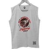 Top Glory Mma Kolsuz Sporcu T-Shirt Tank Top - XL - Beyaz