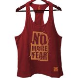Top Glory Morefear Fitness Gym Tank Top Sporcu Atleti - Bordo