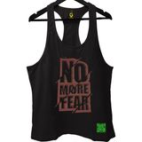 Top Glory Morefear Fitness Gym Tank Top Sporcu Atleti - Siyah - 2XL