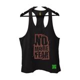 Top Glory Morefear Fitness Gym Tank Top Sporcu Atleti - Siyah