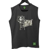Top Glory Ngu Tank Top Kolsuz Sporcu Tshirt - Siyah