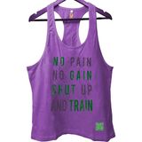 Top Glory Nono Fitness Gym Tank Top Sporcu Atleti - Mor