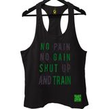 Top Glory Nono Fitness Gym Tank Top Sporcu Atleti - Siyah