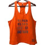 Top Glory Nono Fitness Gym Tank Top Sporcu Atleti - Turuncu