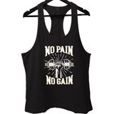 Top Glory Npng Fitness Gym Tank Top Siyah Sporcu Atleti Yüksek Pamuklu Rahat Kesim - XL