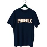 Top Glory Phoenix Baskılı Basketbol T-Shirt Sporcu Tişörtü - 3XL - Lacivert