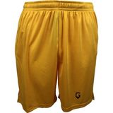 Top Glory Sarı Fitness Şort Spor Şortu Erkek Nefes Alabilen Hafif Kumaştan Üretim - 2XL