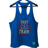 Top Glory Shutpaw Fitness Gym Tank Top Sporcu Atleti - XL - Saks Mavi
