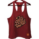 Top Glory Sleepbarbell Fitness Gym Tank Top Sporcu Atleti - Bordo