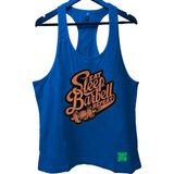 Top Glory Sleepbarbell Fitness Gym Tank Top Sporcu Atleti - Saks Mavi