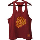 Top Glory Sleepbarbell Fitness Gym Tank Top Sporcu Atleti - Sarı