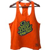 Top Glory Sleepbarbell Fitness Gym Tank Top Sporcu Atleti - XL - Turuncu