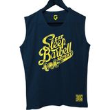 Top Glory Sleepbarbellx Kolsuz Sporcu T-Shirt Tank Top - XL - Lacivert
