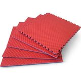 Top Glory Tatami Minderi 100X100X2,6CM 25 mm Kalınlıkta Çift Taraflı Kullanıma Uygun - Mavi - Kırmızı