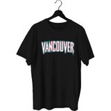 Top Glory Vancouver Baskılı Basketbol T-Shirt Sporcu Tişörtü - M - Siyah